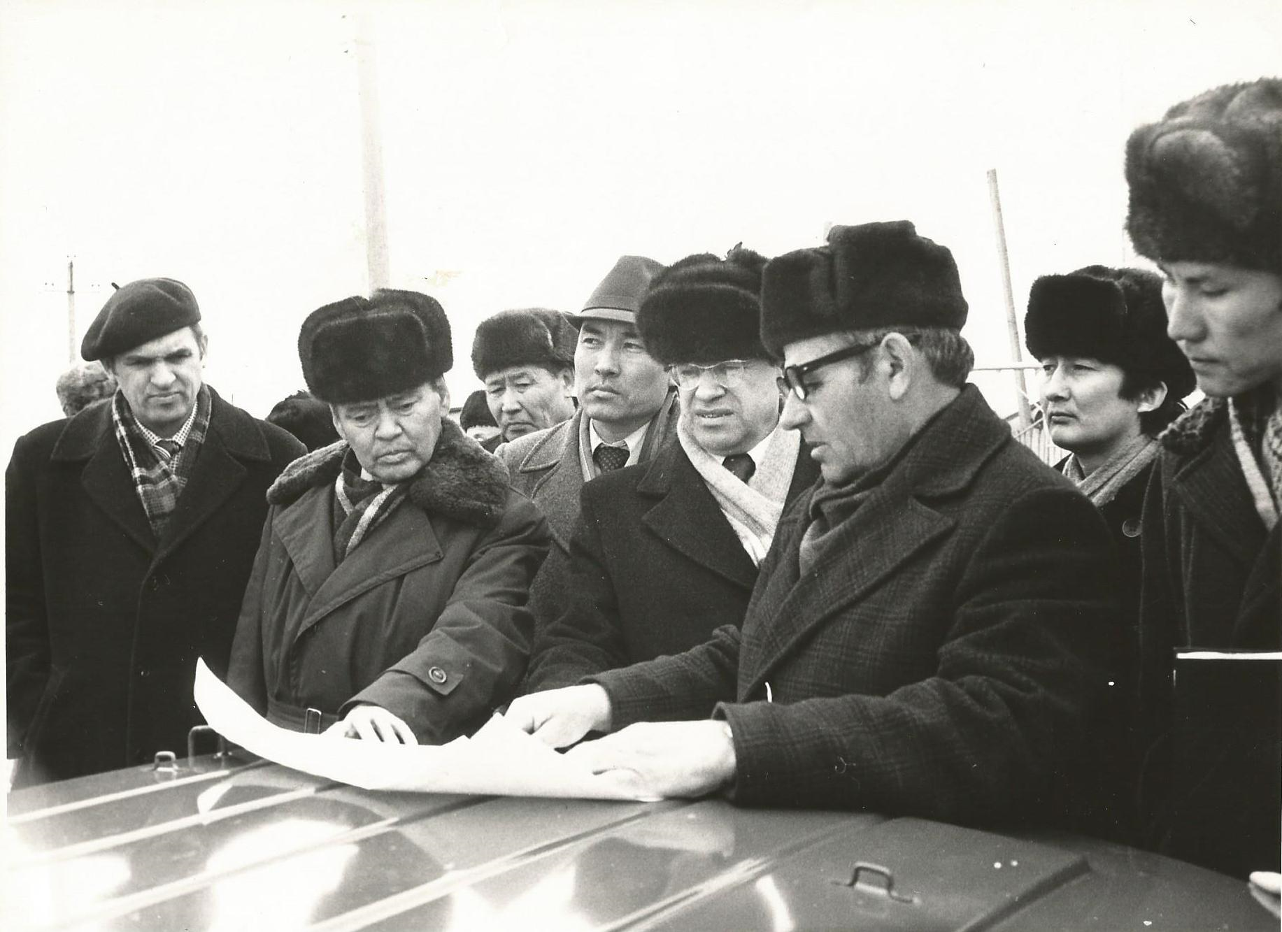 Булекбай Сагингалиев на Тенгизском месторождении, 1979 год